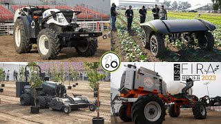 5 mustsee agri robots at FIRA USA 2023 in one minute [upl. by Bartle]