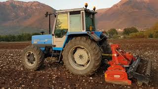 Erpicatura 2018Landini 9880 power flow  Erpice Rotante Maschio [upl. by Imac]