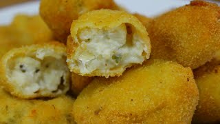 Receta de Croquetas de Bacalao caseras  Receta paso a paso [upl. by Genovera969]