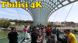 Tbilisi Georgia Walking tour 4K Old Tbilisi [upl. by Armil]