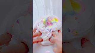 🍬MARSHMELLOW SLIME PENYET😋CLAY SLIME MARSHMALLOW ORIGINAL PINKISHFUN by Riayayariya [upl. by Sadiras]