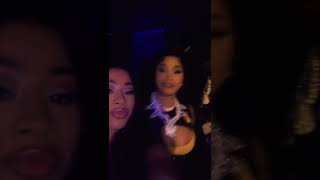 Cardi B amp Her Sister Hennessy shorts 2022inshort cardib [upl. by Najib]