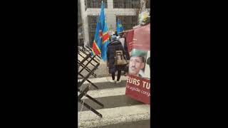 SOMMET UNION EUROPÉENNEAFRIQUE DES AFRICAINS MANIFESTENT A BRUXELLES EN BELGIQUE [upl. by Edgar]