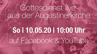 Gottesdienst zum 100520 aus der Augustinerkirche Würzburg [upl. by Min]