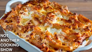 how to make BAKED ZITI PASTA AL FORNO [upl. by Jaye]