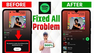 😥 Spotify Not Working  How To Fix Spotify Playlist Empty  This Playlist Is Empty Spotify Problem [upl. by Athal300]