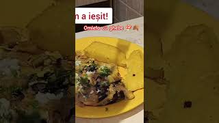 Omletă cu ghebe 🍄🍂🇷🇴O rețeta delicioasă de toamnă fall homemaderecipe simpleandtastyrecipe [upl. by Anneres]