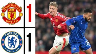 Chelsea Vs Man United 11 GoalS  Extended Highlights I premierleague 202425 [upl. by Eudo272]