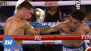 The Beauty of Boxing Adam Lopez Unleashes Combos on Rivera For KO Win  Lopez Returns Sat ESPN [upl. by Alimaj]