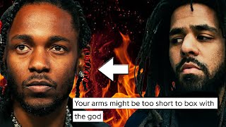 J Cole DISSES Kendrick Lamar… [upl. by Ahsiadal]