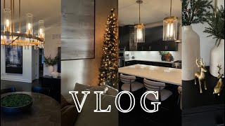 VLOG  HOME UPDATE  SHOPPING IN MY OWN HOME  LIVING ROOM CHRISTMAS TREE SWAP  DECORATE OUTSIDE [upl. by Alledi]