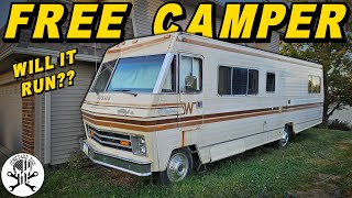 Will a FREE Winnebago RUN amp DRIVE Home [upl. by Nyleikcaj778]