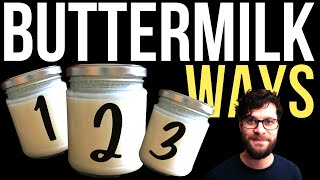 3 Easy Ways to Make Buttermilk Substitute at Home [upl. by Klara382]