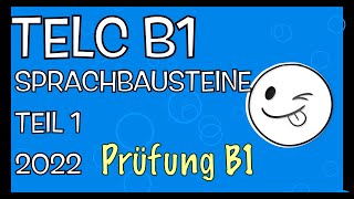 TELC B1 Sprachbaustein Teil 1 2022  DTZ Prüfung B1 Mit Lösungen [upl. by Ettezel62]