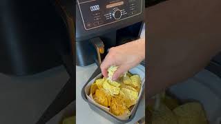 Des Nachos au Air Fryer 😍 recette fromage bœuf [upl. by Akinoj]