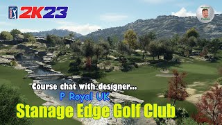 PGA Tour 2K23  Stanage Edge Golf Club  Course Chat with Designer [upl. by Maurey]