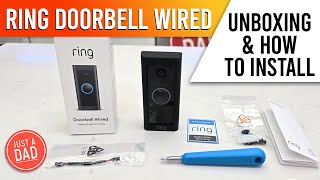 Ring Video Doorbell Wired UNBOXING amp HOW TO INSTALL [upl. by Elohc272]