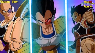 Vegeta Nappa and Raditz take over Dragon Ball Sparking Zero Rankedalso saibamen is here [upl. by Artie]