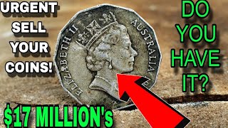 TOP 10 COMMON AUSTRALIAN COINS WORTH HUGE MONEY 50 CENTS COINS THAT COULD BE IN YOUR POCKET CHANGE [upl. by Ocirderf764]