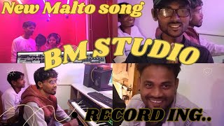 NEW MALTO SONG RECORDING BM STUDIO MALTO STUDIOMALTO VLOG VIDEOMARCVLOGE [upl. by Yeldoow]