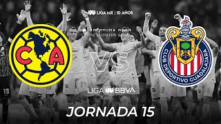 Resumen y Goles  América vs Chivas  Liga BBVA MX  Apertura 2022  Jornada 15 [upl. by Renato]