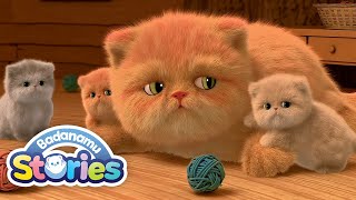 S1 EP06 Snack Sneaking Kittens l Badanamu Stories l Nursery Rhymes amp Kids Songs [upl. by Codel]