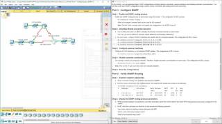 Lab 7224 Packet Tracer  Configuring Basic EIGRP with IPv4 [upl. by Augie]