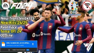 FIFA 16 MOD EA FC 24 New Update Tranfers amp Kits 2425 Theme Dfl 24 Android Offline [upl. by D'Arcy]