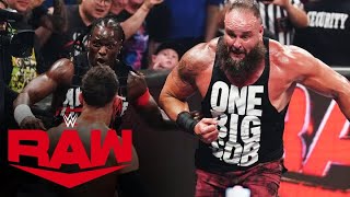 Braun Strowman amp Awesome Truth vs Judgment Day Raw highlights July 8 2024 [upl. by Nisse]