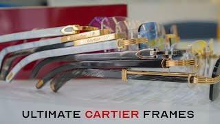 Cartier Buffalo Horn Rimless Showcase  EVERY STYLE Featured [upl. by Orel293]