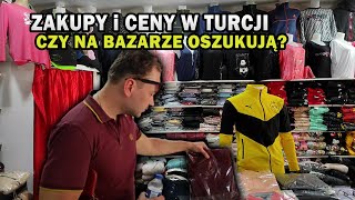 4 Turcja CENY i ZAKUPY na bazarze i w markecie w Turcji [upl. by Ellenyl98]