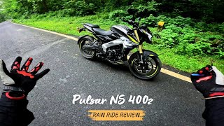 InDepth Raw Exhaust Ride of Pulsar NS 400z  Is it Worth Purchasing For Mountains [upl. by Mosera621]