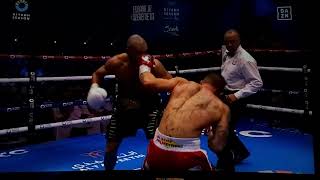 Eubank Jr defeats Kamil Szeremata via TKO Stoppage highlights [upl. by Hgierb]