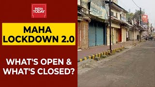 Maharashtra Lockdown 20 Whats Open Whats Closed Till May 1  Covid Cases  India Today Special [upl. by Aidam]