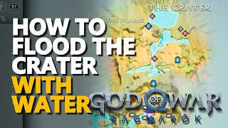 How to flood the crater rivers with water God Of War Ragnarok [upl. by Malek]