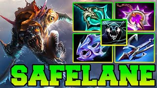 Slark Dota 2 Safelane Carry Meta Pro Gameplay Build Guide 734 [upl. by Blau]