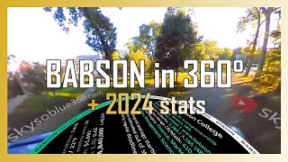 2024 BABSON COLLEGE 360° VR driving tour [upl. by Reste]