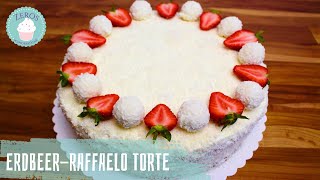 ErdbeerRaffaelloTorte  Muttertag [upl. by Ahtekahs410]