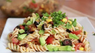 Taco Pasta Salad Recipe  Light amp Delicious [upl. by Harneen]