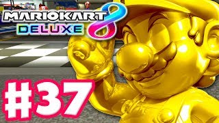 Gold Mario Time Trials and Online Multiplayer  Mario Kart 8 Deluxe  Gameplay Walkthrough Part 37 [upl. by Houghton699]