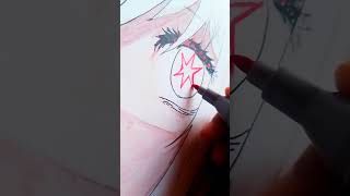 Ruby with dark star eyes oshinoko like subscribe anime [upl. by Misab]