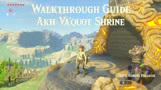 Breath of the Wild  Rito Village  Akh Vaquot Shrine Guide [upl. by Enaywd]