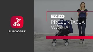 Spacerówka Ezzo marki Euro Cart wózek spacerowy parasolkowy [upl. by Ayiram]