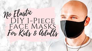 3 Minute DIY Neoprene FaceMask  How To Make A Face Mask  Printable Mask Pattern for Kids amp Adults [upl. by Assila754]