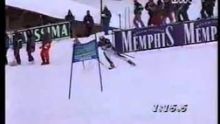 Alberto Tomba wins giantslalom Adelboden 1995 [upl. by Bohaty]