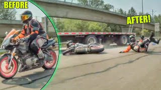 LANE SPLIT REGRETS  WEEKLY DOSE OF MOTO MADNESS [upl. by Airtina218]