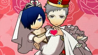 3DS Persona Q Shadow of the Labyrinth Persona 3  Wedding Akihiko [upl. by Onairpic]