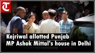 AAP chief Arvind Kejriwal leaves CM residence moves to party colleagues Lutyens Delhi bungalow [upl. by Leizahaj]