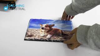 How to print a Sublimation Photo Slate [upl. by Ayikur]