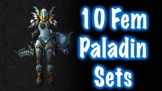 10 Sxc Paladin Transmog Sets 1 World of Warcraft [upl. by Jobina687]